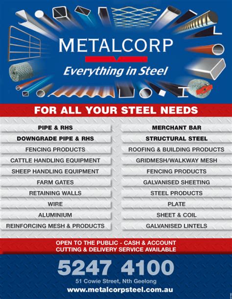 metal corp geelong|steel merchants near me.
